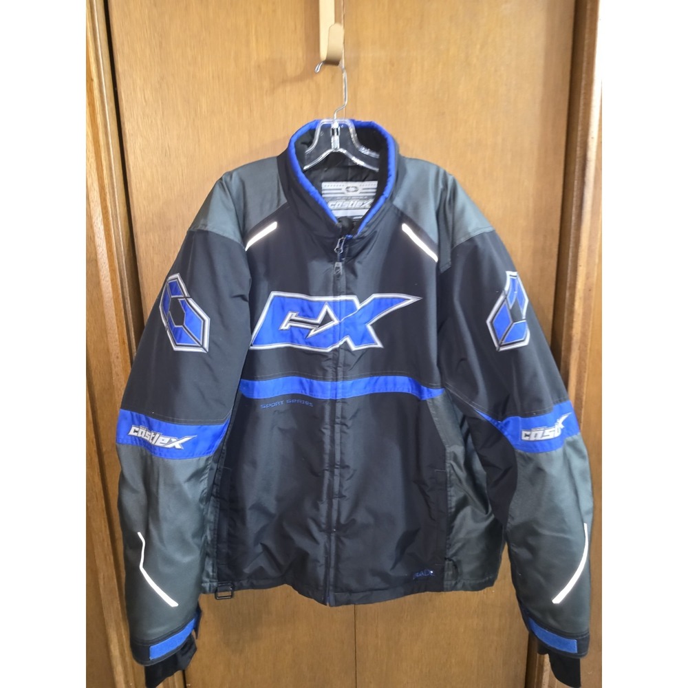 Castle X Blade G5 Snowmobile Jacket - Blue 2XL